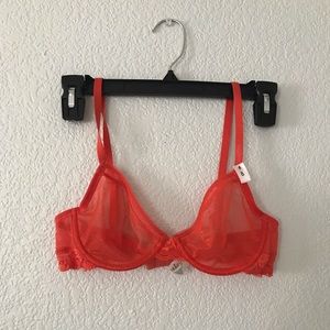 Fiery Red Calvin Klein Bra 🔥